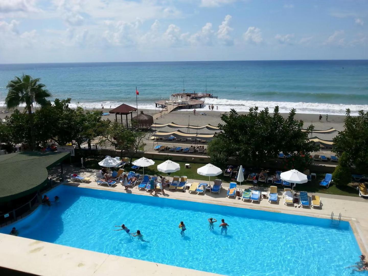 Senza Sunset Beach Hotel Alanya Exterior foto
